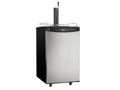 21" Danby 5.4 Cu. Ft. Kegerator with Single Tap Keg Cooler - DKC054A1BSLDB