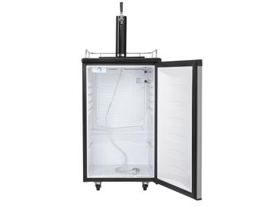 21" Danby 5.4 Cu. Ft. Kegerator with Single Tap Keg Cooler - DKC054A1BSLDB