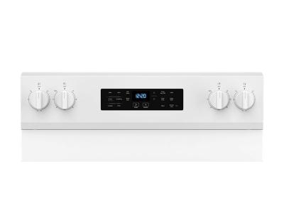 30" Whirlpool 5.3 Cu. Ft.  Energy Star Electric Range with Air Cooking Technology No Preheat Air Fry and Air Baking and Self Clean - YWFES5030RW