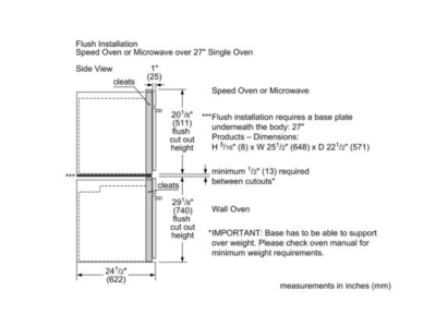 27" Bosch 500 Series Built-In Microwave Oven Stainless Steel - HMB57152UC