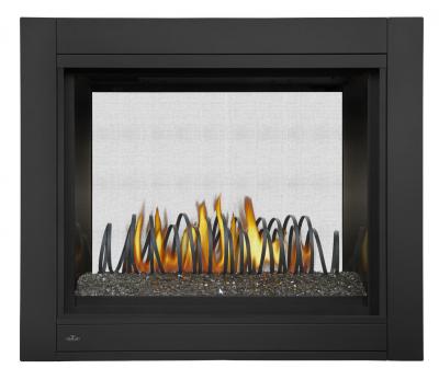 Napoleon Ascent Multi-View See Through Glass Ember Bed Direct Vent Gas Fireplace - BHD4STGN