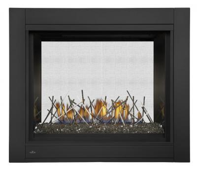 Napoleon Ascent Multi-View See Through Glass Ember Bed Direct Vent Gas Fireplace - BHD4STGN