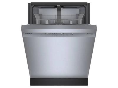 24" Bosch 100 Series Recessed Handle Dishwasher - SHE41CM5N