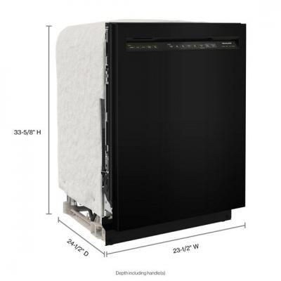 24" KitchenAid 47 dBA Two-Rack Dishwasher with ProWash Cycle - KDFE104KBL