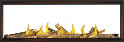 Napoleon Tall Linear Vector 74 See Through Direct Vent Gas Fireplace  - TLV74N2