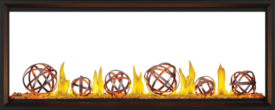 Napoleon Tall Linear Vector 62 See Through Direct Vent Gas Fireplace - TLV62N2