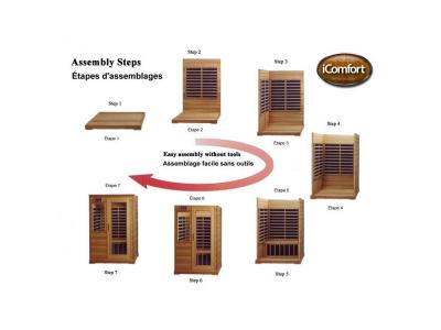 Westinghouse Infrared Sauna for 2 Person - CIS43-1700