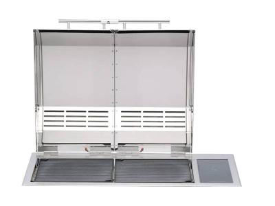 30" Kenyon Texan Electric Grill Touch Control with Split Lid - B70400WH