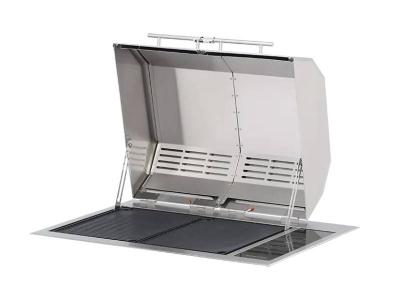 30" Kenyon Texan Electric Grill Touch Control with Split Lid - B70400WH