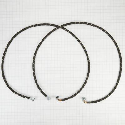 Whirlpool Braided Hoses with 90 Degree Elbow 1700 PSI (2 Pack) - 8212638RP