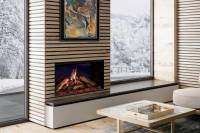 37" UPTOWN Modern Design Electric Fireplace - UE35LCD