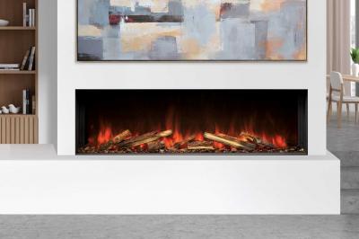 56" UPTOWN Electric Fireplace with Remote Control - UE56-SLIM