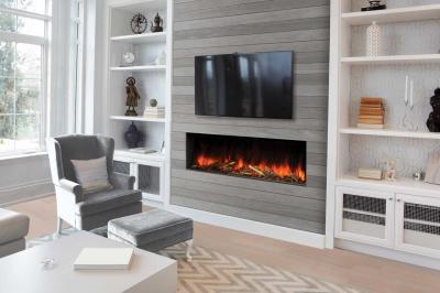 56" UPTOWN Electric Fireplace with Remote Control - UE56-SLIM