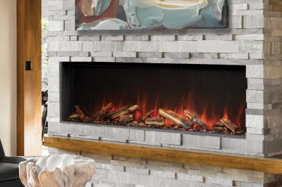 56" UPTOWN Electric Fireplace with Remote Control - UE56-SLIM