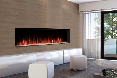 68" UPTOWN Electric Fireplace with Remote Control - UE68-SLIM