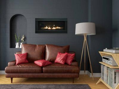 54" Sierra Flame The Stanford 55L Natural Gas Fireplace - STANFORD-55G-NG-DELUXE