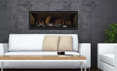 45" Sierra Flame Electronic Ignition Natural Gas Fireplace - LAMEGO-45-LIGHT-EI