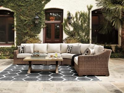 Signature Design by Ashley Beachcroft 4-Piece Outdoor Seating Set - P791P7