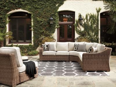 Signature Design by Ashley Beachcroft 5-Piece Outdoor Seating Set - P791P8