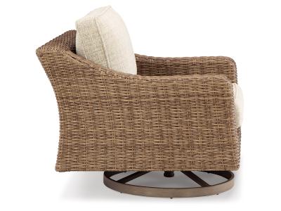 Signature Design by Ashley Beachcroft Outdoor Swivel Lounge with Cushion - P791-821
