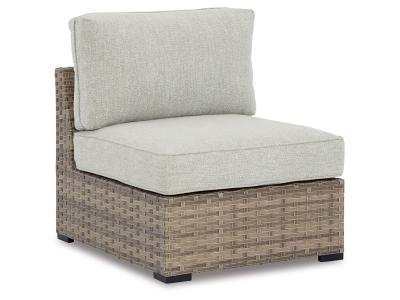 Signature Design by Ashley Calworth Outdoor Armless Chair with Cushion (Set of 2) - P458-846