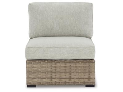 Signature Design by Ashley Calworth Outdoor Armless Chair with Cushion (Set of 2) - P458-846