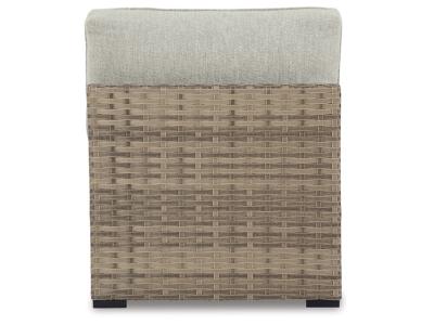 Signature Design by Ashley Calworth Outdoor Armless Chair with Cushion (Set of 2) - P458-846