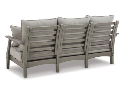 Signature Design by Ashley Visola Outdoor Sofa, 2 Lounge Chairs and Coffee Table - P802P2