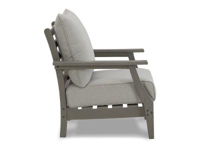 Signature Design by Ashley Visola Outdoor Sofa, 2 Lounge Chairs and Coffee Table - P802P2