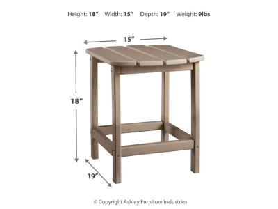 Signature Design by Ashley Sundown Treasure Adirondack Chair with End Table - P014P1