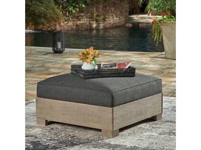 Signature Design by Ashley Citrine Park Outdoor Ottoman with Cushion - P660-814