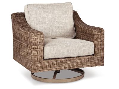 Signature Design by Ashley Beachcroft 4-Piece Outdoor Sectional, 2 Arm Chairs, Lounge Chair and Bench - P791P18
