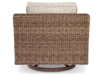 Signature Design by Ashley Beachcroft 4-Piece Outdoor Sectional, 2 Arm Chairs, Lounge Chair and Bench - P791P18