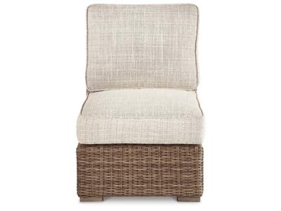 Signature Design by Ashley Beachcroft 4-Piece Outdoor Sectional, 2 Arm Chairs, Lounge Chair and Bench - P791P18