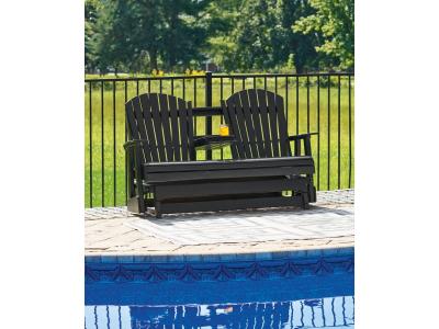 Signature Design by Ashley Hyland wave Outdoor Glider Loveseat - P108-835
