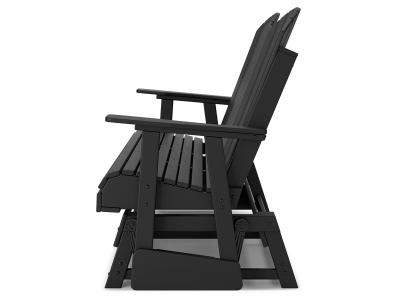 Signature Design by Ashley Hyland wave Outdoor Glider Loveseat - P108-835