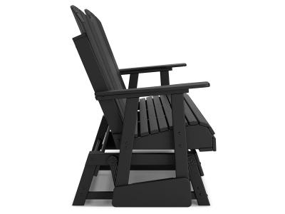 Signature Design by Ashley Hyland wave Outdoor Glider Loveseat - P108-835