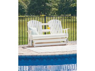 Signature Design by Ashley Hyland wave Outdoor Glider Loveseat - P111-835