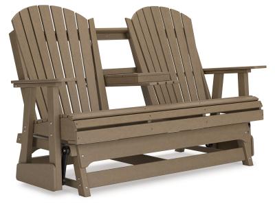 Signature Design by Ashley Hyland wave Outdoor Glider Loveseat - P114-835