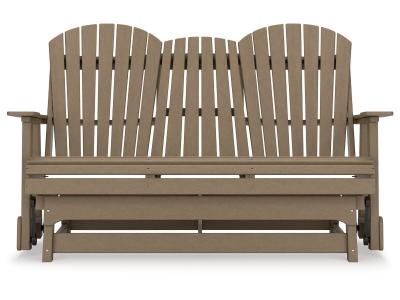 Signature Design by Ashley Hyland wave Outdoor Glider Loveseat - P114-835