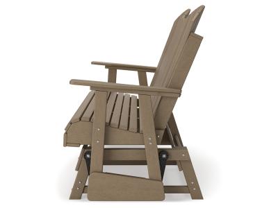 Signature Design by Ashley Hyland wave Outdoor Glider Loveseat - P114-835