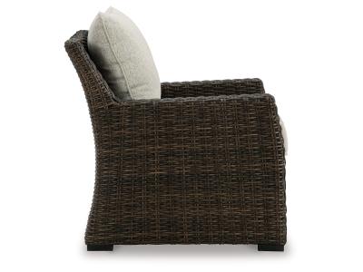 Signature Design by Ashley Brook Ranch Outdoor Lounge Chair with Cushion - P465-820