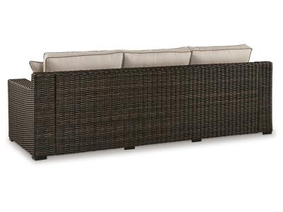 Signature Design by Ashley Coastline Bay Outdoor Sofa with Cushion - P784-838