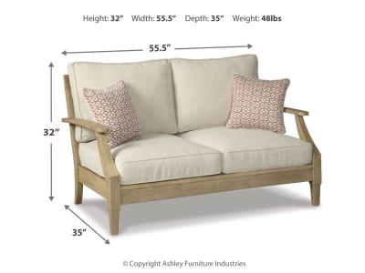 Signature Design by Ashley Clare View Outdoor Sofa, Loveseat and Lounge Chair - P801P8