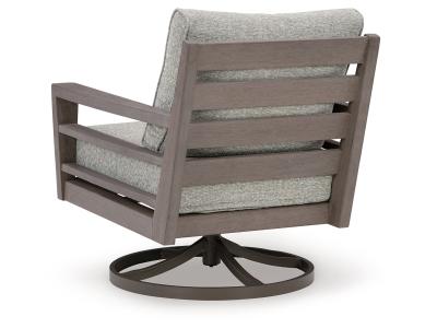 Signature Design by Ashley Hillside Barn Outdoor Swivel Lounge with Cushion - P564-821