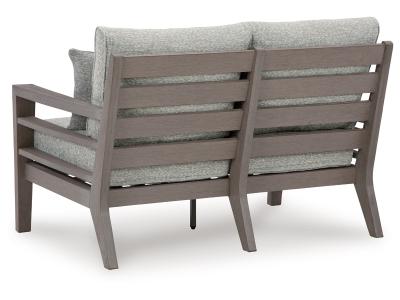 Signature Design by Ashley Hillside Barn Outdoor Loveseat with Cushion - P564-835