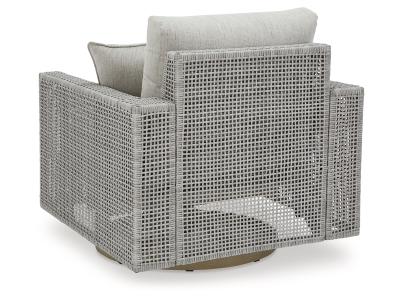 Signature Design by Ashley Seton Creek Outdoor Swivel Lounge with Cushion - P798-821