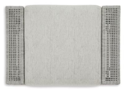 Signature Design by Ashley Seton Creek Outdoor Ottoman with Cushion - P798-814