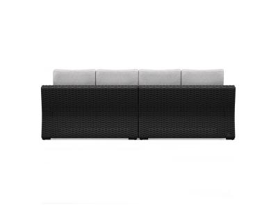 Signature Design by Ashley Beachcroft 2-Piece Outdoor Loveseat with Cushion - P792-854