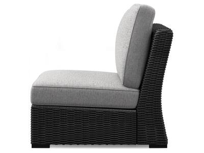 Signature Design by Ashley Beachcroft Outdoor Armless Chair with Cushion - P792-846